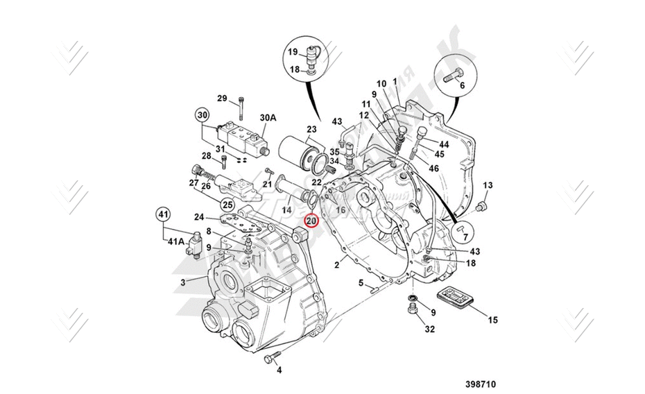 Прокладка маслоприемника JCB 813/50027 картинка