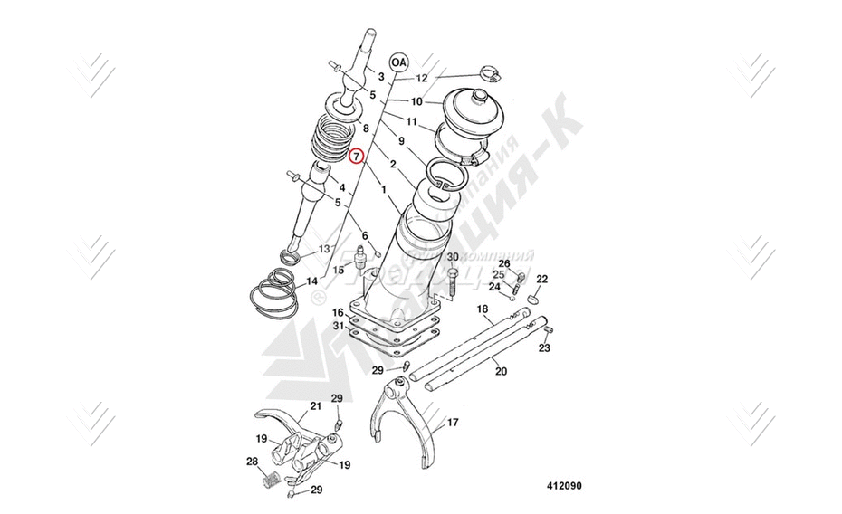 Пружина JCB 814/00233 картинка