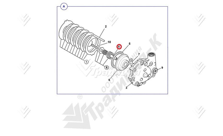 Трубка проставочная JCB 333/E0501 картинка