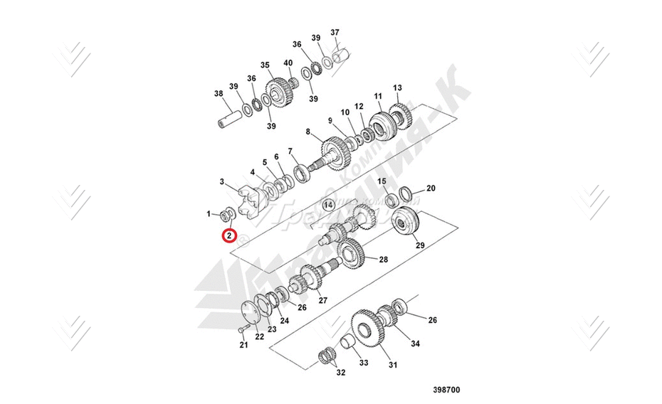 Шайба JCB 460/32202 картинка