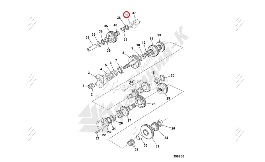 Шайба JCB 823/00451 картинка