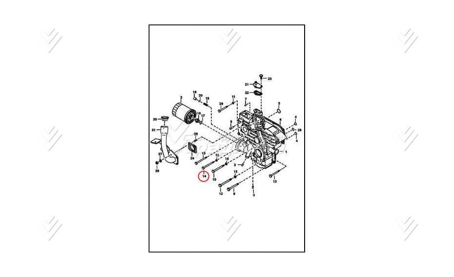 Болт BOBCAT 1CM895 картинка