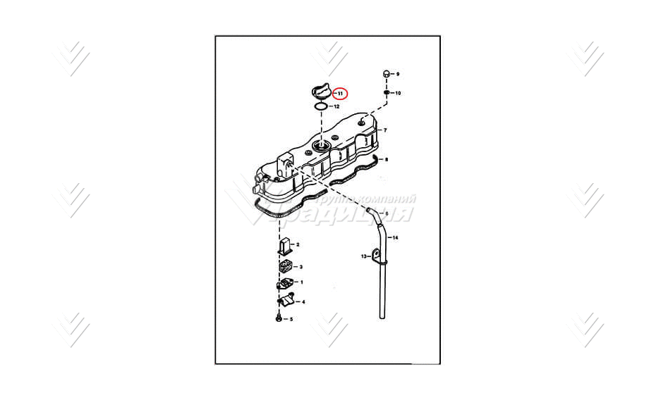 Крышка заливной горловины BOBCAT 6685924 картинка