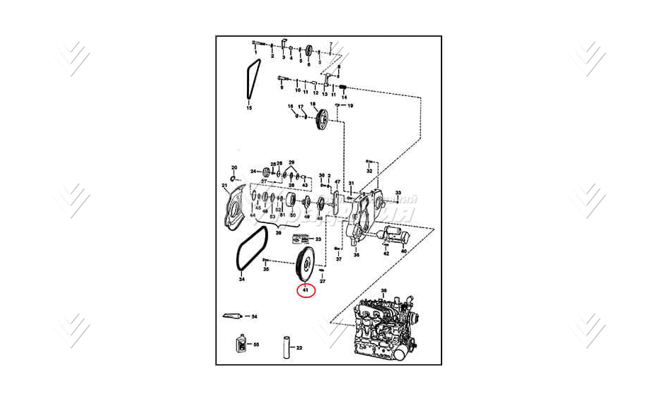 Маховик (с венцом) BOBCAT 6726933 картинка