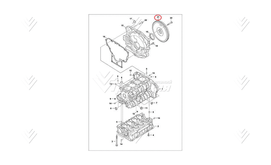 Маховик BOBCAT 7000762 картинка