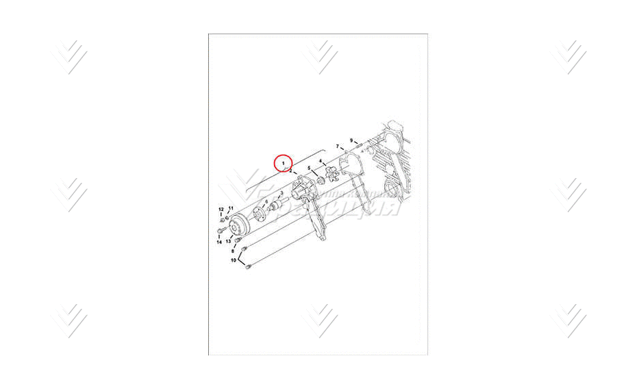 Насос водяной (без шкива) BOBCAT 6685105 картинка 37334