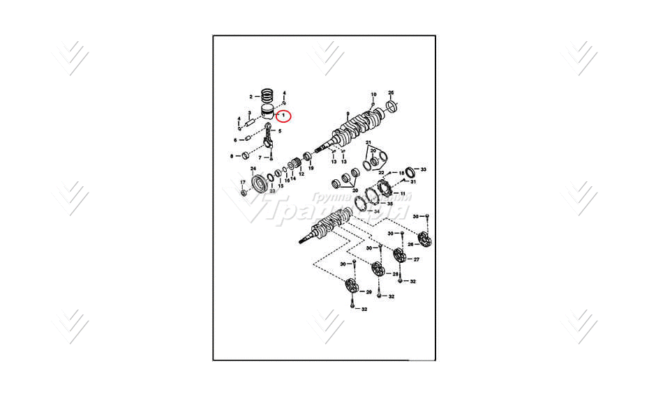 Поршень, +0,50 mm BOBCAT 6689744 картинка