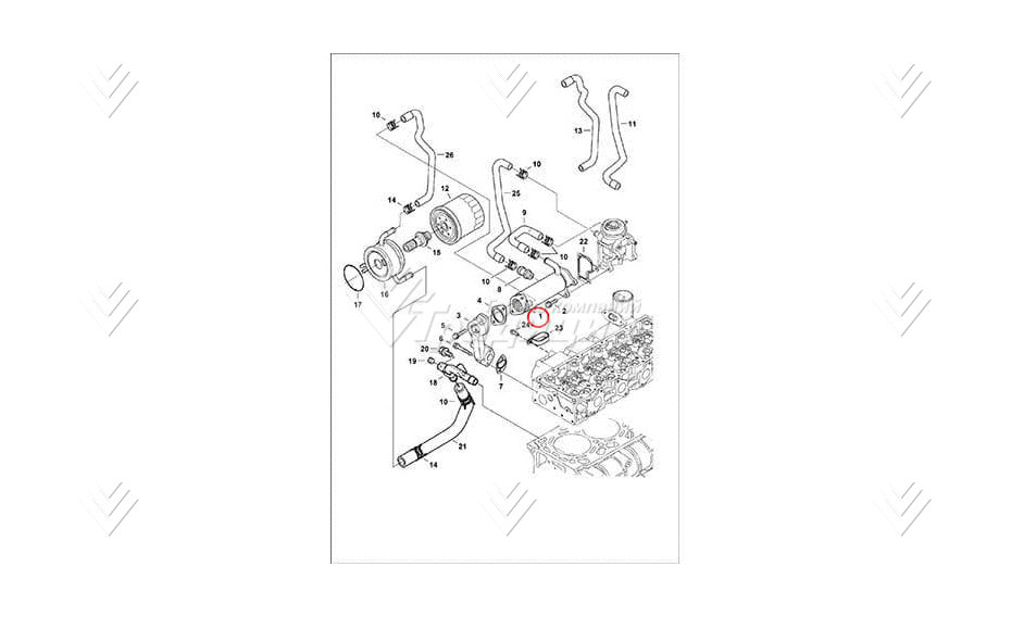 Теплообменник EGR BOBCAT 7008501 картинка