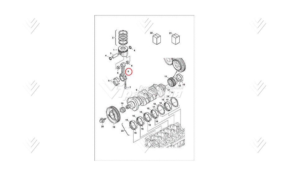 Шатун BOBCAT 7022429 картинка