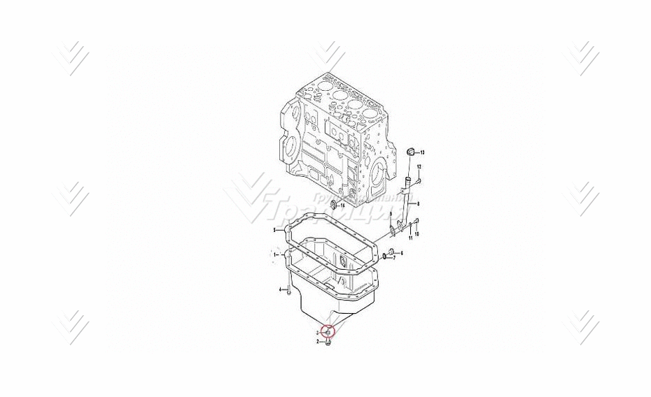 Прокладка пробки сливной VOLVO VOE20515173 картинка