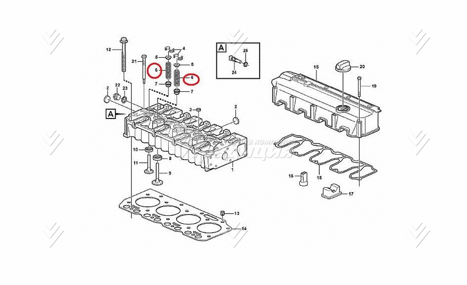 Пружина клапана VOLVO VOE20459851 картинка