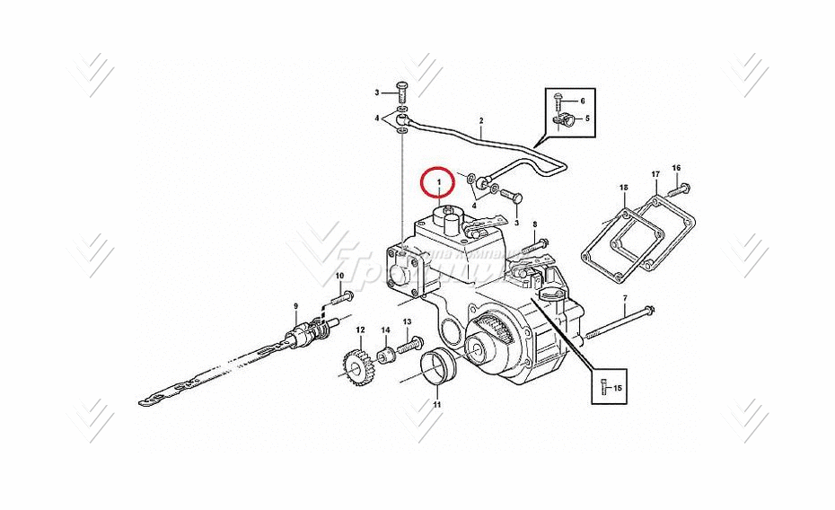 Регулятор подачи топлива VOLVO VOE20590555 картинка