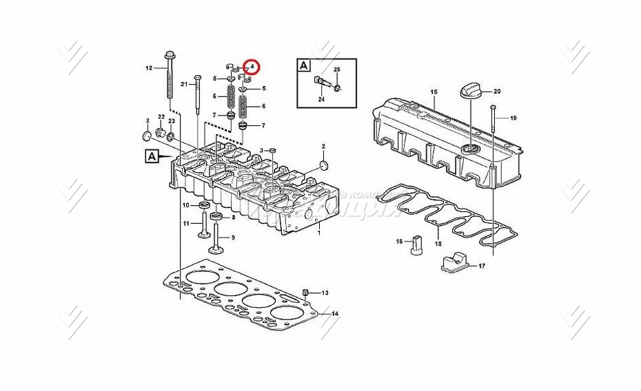 Сухарь VOLVO VOE20459857 картинка