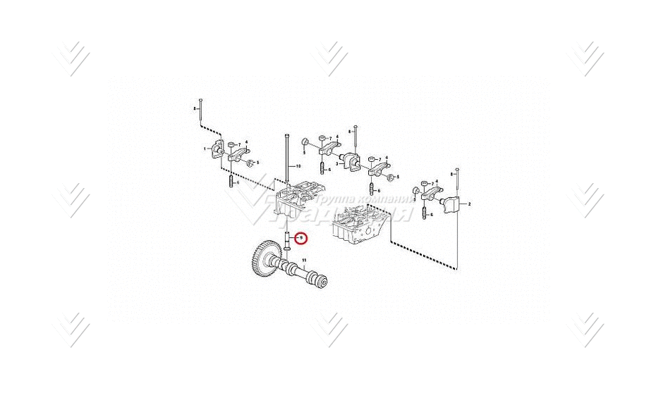 Толкатель VOLVO VOE11700366 картинка