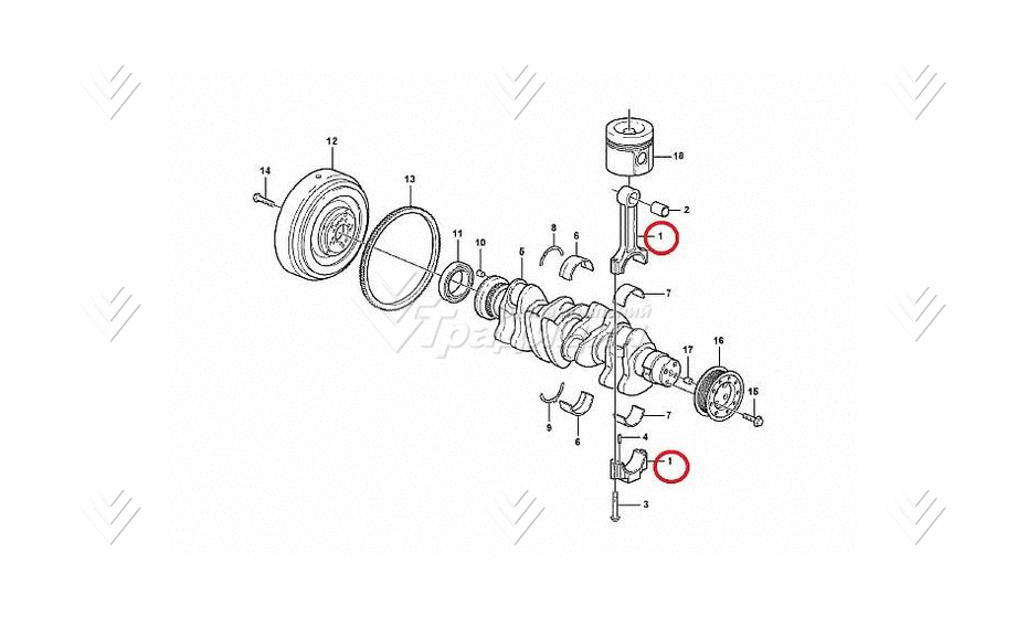 Шатун VOLVO VOE20882905 картинка