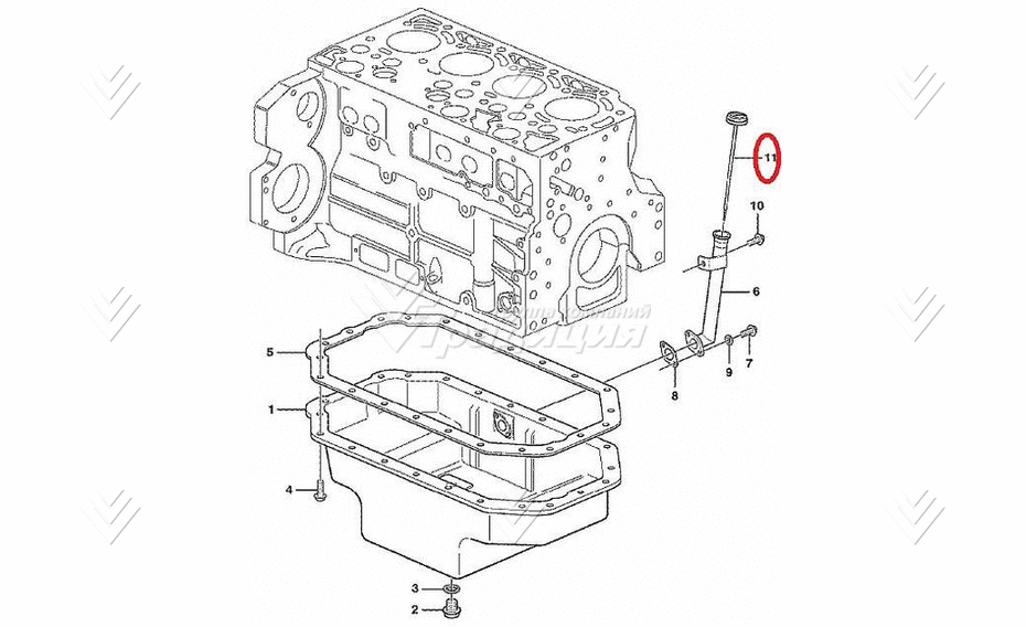 Щуп масляный VOLVO VOE20482027 картинка