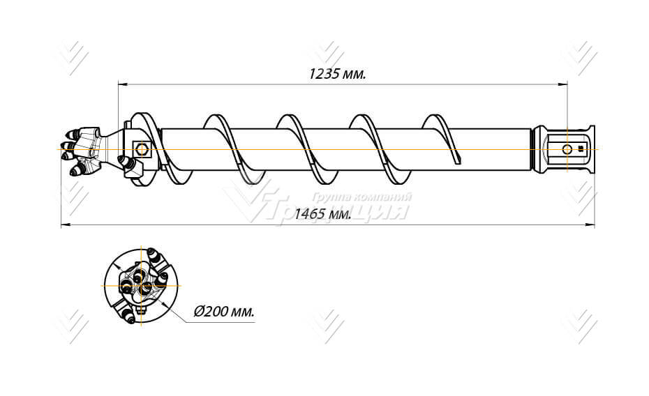 Шнекобур Impulse ШБКС-S5 (кат.3-5) D-200 картинка 644101