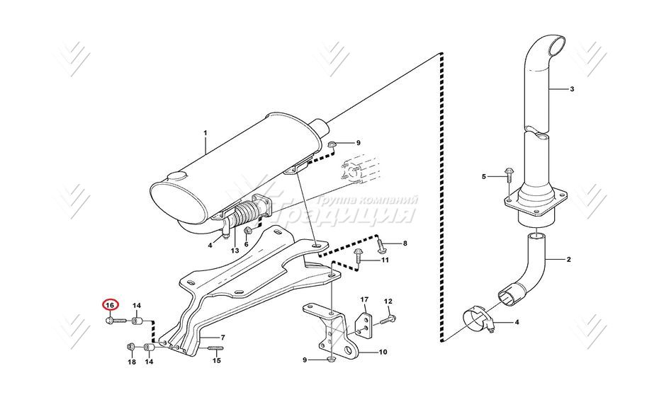 Болт VOLVO VOE13965188 картинка