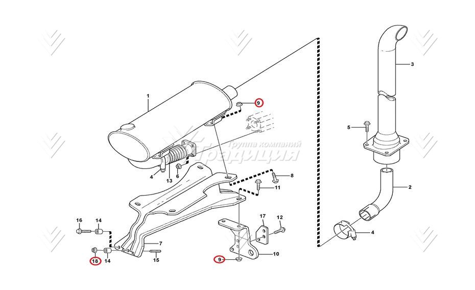 Гайка VOLVO VOE13971095 картинка