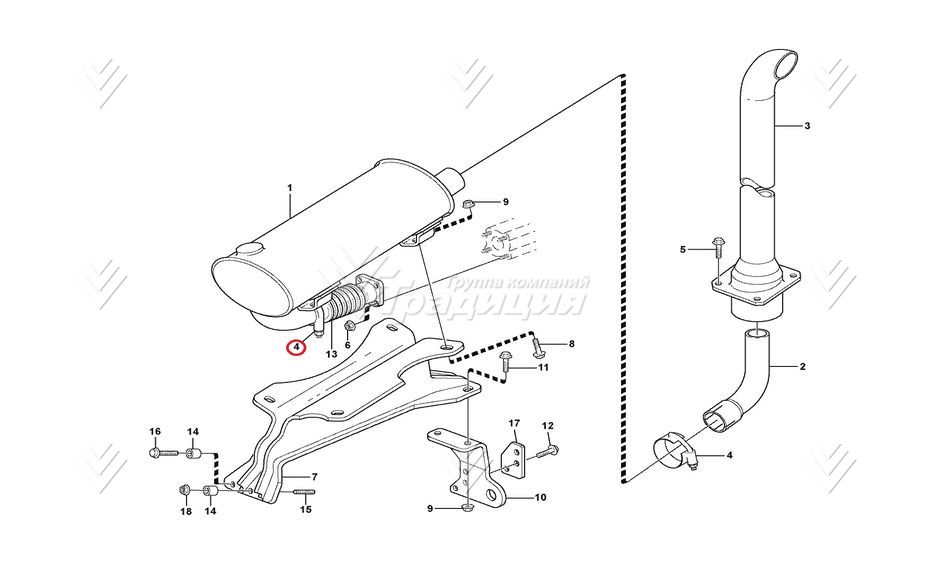 Хомут VOLVO VOE11883251 картинка