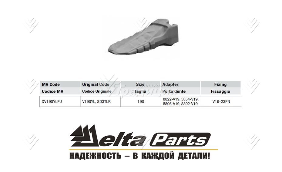 Коронка Esco V19SYL картинка 604397