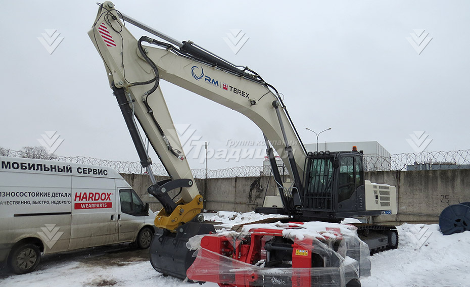 Квик-каплер Delta QC-300-Zoomlion ZE370E с гидроразводкой картинка 640177