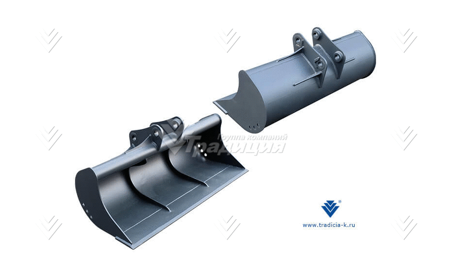 Ковш для экскаваторов-погрузчиков планировочный 1800 мм картинка 641387