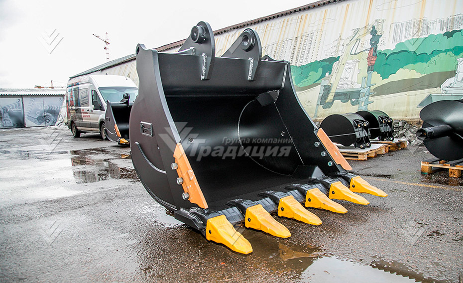 Скальный ковш RD-15-1200-0,86-HIT-ZX180 (адаптеры Komatsu) картинка 643646