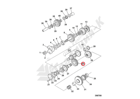 Шестерня 459/M3503