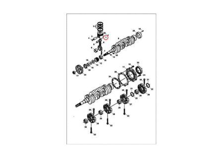 Поршень (00),+ 0,25 mm BOBCAT 6693920