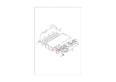 Прокладка выпускного коллектора BOBCAT 6666781