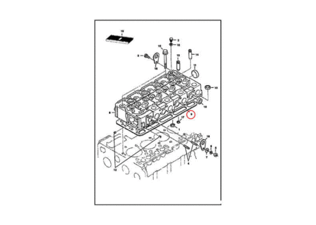 Прокладка ГБЦ (.045 inch (1.15mm) thick) BOBCAT 6685078