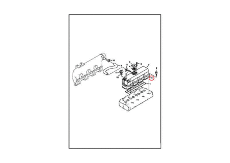 Прокладка крышки клапанов BOBCAT 6684780