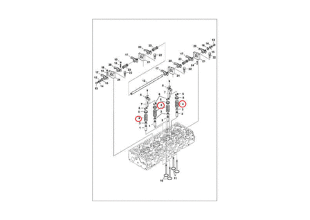 Пружина клапана BOBCAT 7000662