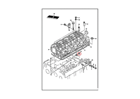 Седло выпускного клапана BOBCAT 6684763