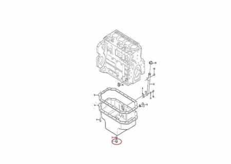 Пробка сливная VOLVO VOE20515171