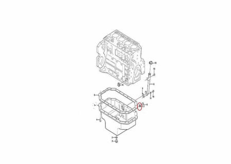 Прокладка пробки сливной VOLVO VOE13947624