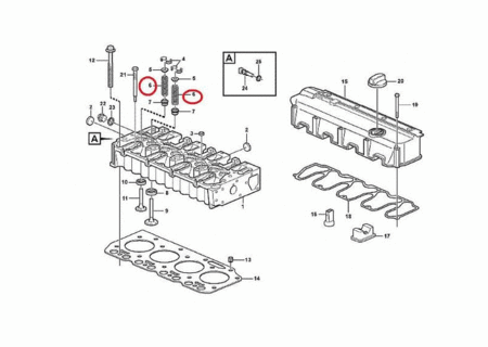 Пружина клапана VOLVO VOE20459851