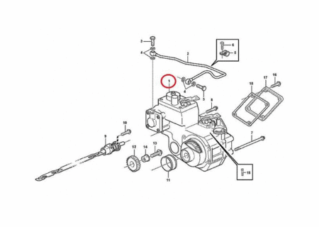 Регулятор подачи топлива VOLVO VOE20590555