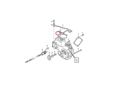 Регулятор подачи топлива VOLVO VOE21663048