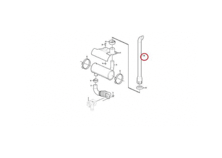 Труба выхлопная VOLVO VOE15016167