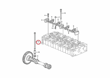 Штанга толкателя VOLVO VOE20460008