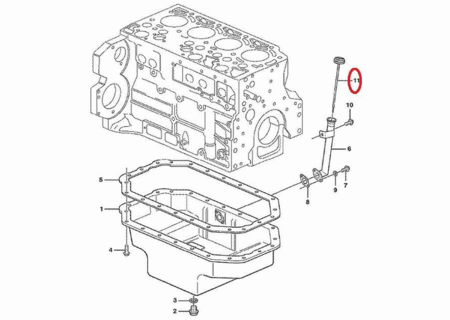 Щуп масляный VOLVO VOE20482027