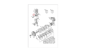 Поршень (00), +0,50 mm BOBCAT 7022427