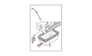 Пробка поддона сливная BOBCAT 6680657