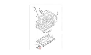 Прокладка (кольцо) пробки сливной BOBCAT 6631046