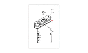 Прокладка крышки клапанов BOBCAT 6598136