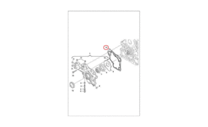 Прокладка крышки передней BOBCAT 7000650