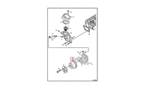 Шкив водяного насоса BOBCAT 6680857