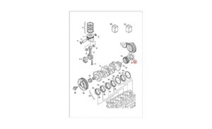 Штифт (вал коленчатый) BOBCAT 3974395